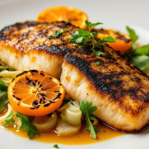 Blackened Grouper Citrus Armor Salad - Fresh Start 30: A Journey To Better Health